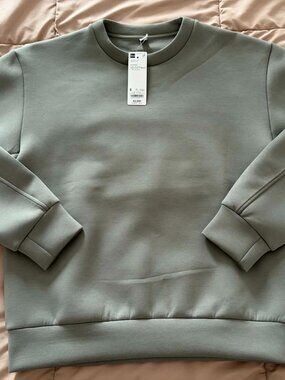 GU Men's Premium Puff Sweatshirt Green Small